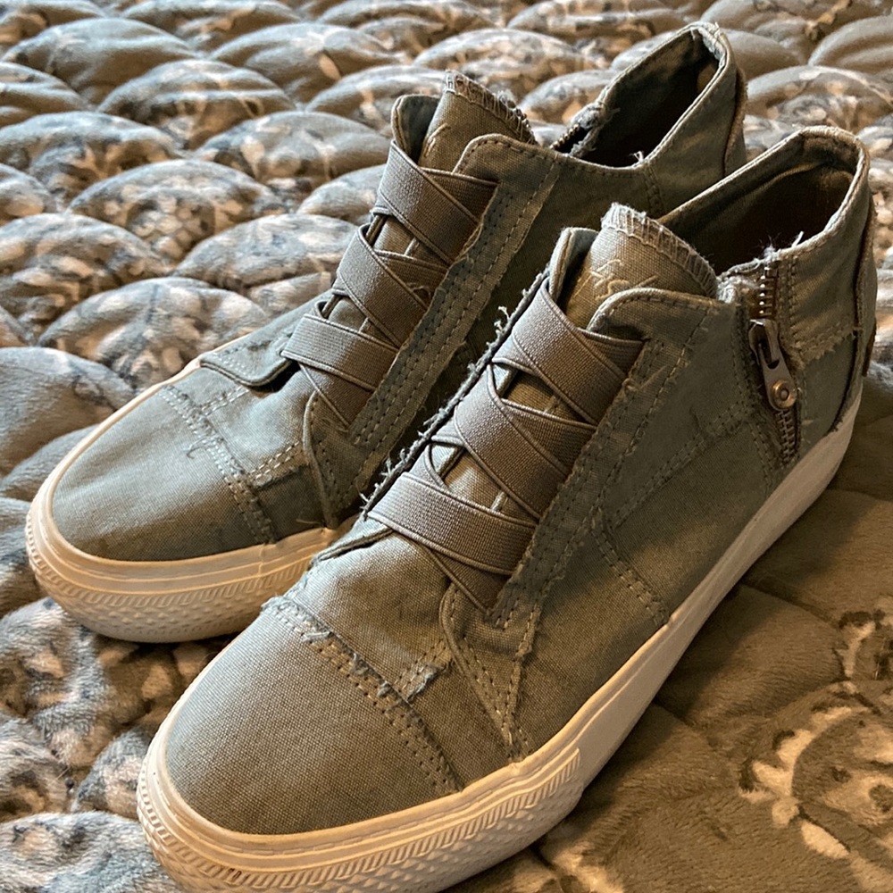 Blowfish gray high tops